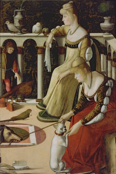 Two Venetian Ladies by Vittore Carpaccio